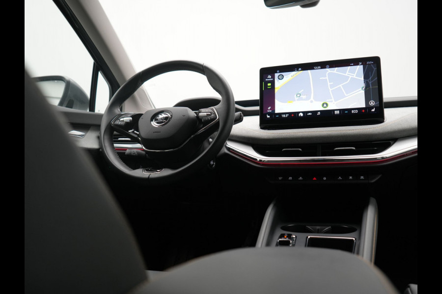 Škoda ENYAQ iV 80 Business Edition Plus 204pk Dealer O.H. | Adaptive Cruise | Head Up | Camera | Alcantara Sportstoelen Memory & Verwarmd | Warmtepomp | Keyless | Blis | Crystal LED | Stuur Verwarmd | Sfeerverlichting | Apple Carplay | Navigatie |