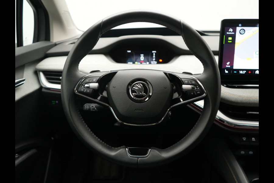 Škoda ENYAQ iV 80 Business Edition Plus 204pk Dealer O.H. | Adaptive Cruise | Head Up | Camera | Alcantara Sportstoelen Memory & Verwarmd | Warmtepomp | Keyless | Blis | Crystal LED | Stuur Verwarmd | Sfeerverlichting | Apple Carplay | Navigatie |