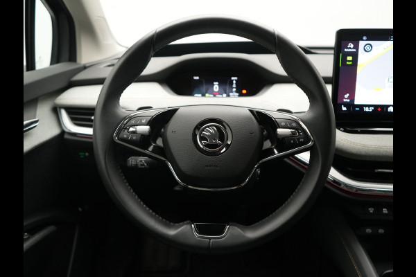 Škoda ENYAQ iV 80 Business Edition Plus 204pk Dealer O.H. | Adaptive Cruise | Head Up | Camera | Alcantara Sportstoelen Memory & Verwarmd | Warmtepomp | Keyless | Blis | Crystal LED | Stuur Verwarmd | Sfeerverlichting | Apple Carplay | Navigatie |