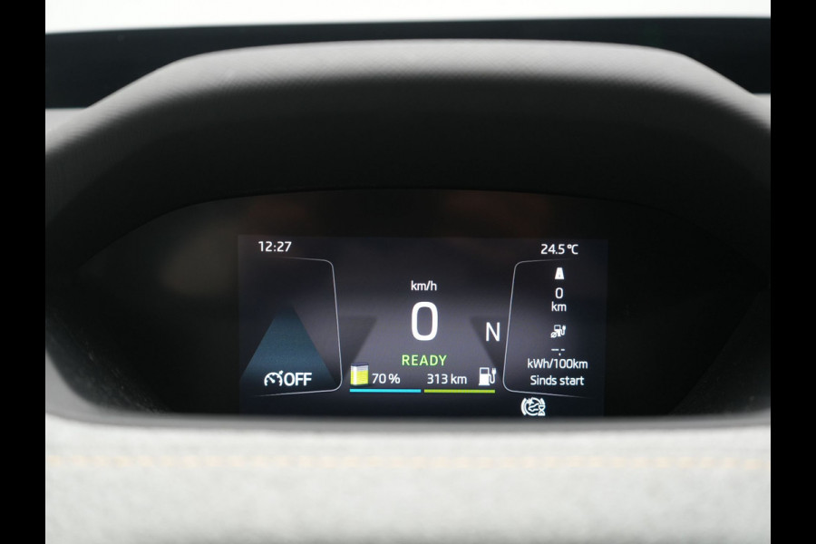 Škoda ENYAQ iV 80 Business Edition Plus 204pk Dealer O.H. | Adaptive Cruise | Head Up | Camera | Alcantara Sportstoelen Memory & Verwarmd | Warmtepomp | Keyless | Blis | Crystal LED | Stuur Verwarmd | Sfeerverlichting | Apple Carplay | Navigatie |