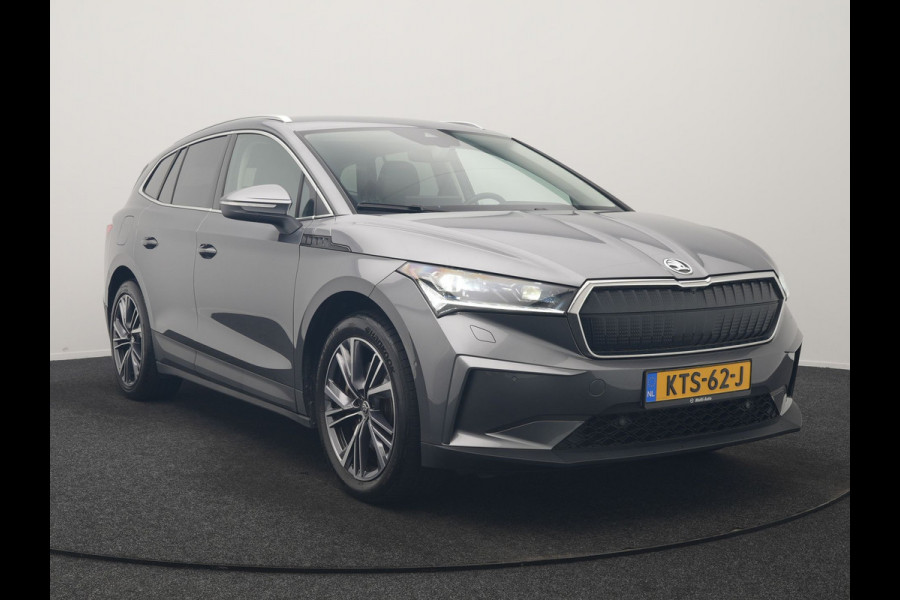 Škoda ENYAQ iV 80 Business Edition Plus 204pk Dealer O.H. | Adaptive Cruise | Head Up | Camera | Alcantara Sportstoelen Memory & Verwarmd | Warmtepomp | Keyless | Blis | Crystal LED | Stuur Verwarmd | Sfeerverlichting | Apple Carplay | Navigatie |
