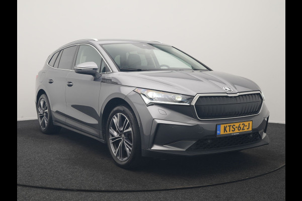 Škoda ENYAQ iV 80 Business Edition Plus 204pk Dealer O.H. | Adaptive Cruise | Head Up | Camera | Alcantara Sportstoelen Memory & Verwarmd | Warmtepomp | Keyless | Blis | Crystal LED | Stuur Verwarmd | Sfeerverlichting | Apple Carplay | Navigatie |