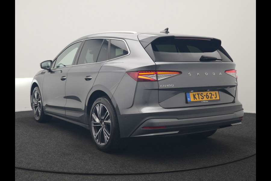 Škoda ENYAQ iV 80 Business Edition Plus 204pk Dealer O.H. | Adaptive Cruise | Head Up | Camera | Alcantara Sportstoelen Memory & Verwarmd | Warmtepomp | Keyless | Blis | Crystal LED | Stuur Verwarmd | Sfeerverlichting | Apple Carplay | Navigatie |