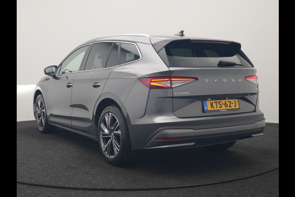 Škoda ENYAQ iV 80 Business Edition Plus 204pk Dealer O.H. | Adaptive Cruise | Head Up | Camera | Alcantara Sportstoelen Memory & Verwarmd | Warmtepomp | Keyless | Blis | Crystal LED | Stuur Verwarmd | Sfeerverlichting | Apple Carplay | Navigatie |