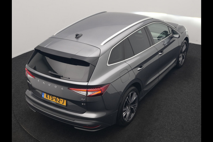 Škoda ENYAQ iV 80 Business Edition Plus 204pk Dealer O.H. | Adaptive Cruise | Head Up | Camera | Alcantara Sportstoelen Memory & Verwarmd | Warmtepomp | Keyless | Blis | Crystal LED | Stuur Verwarmd | Sfeerverlichting | Apple Carplay | Navigatie |
