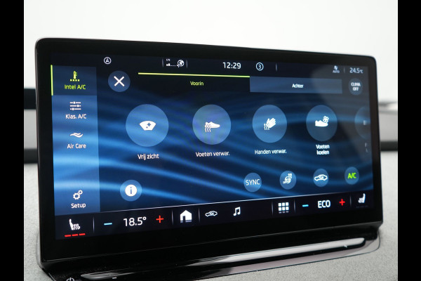 Škoda ENYAQ iV 80 Business Edition Plus 204pk Dealer O.H. | Adaptive Cruise | Head Up | Camera | Alcantara Sportstoelen Memory & Verwarmd | Warmtepomp | Keyless | Blis | Crystal LED | Stuur Verwarmd | Sfeerverlichting | Apple Carplay | Navigatie |