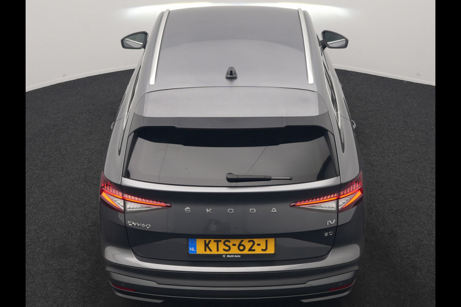 Škoda ENYAQ iV 80 Business Edition Plus 204pk Dealer O.H. | Adaptive Cruise | Head Up | Camera | Alcantara Sportstoelen Memory & Verwarmd | Warmtepomp | Keyless | Blis | Crystal LED | Stuur Verwarmd | Sfeerverlichting | Apple Carplay | Navigatie |