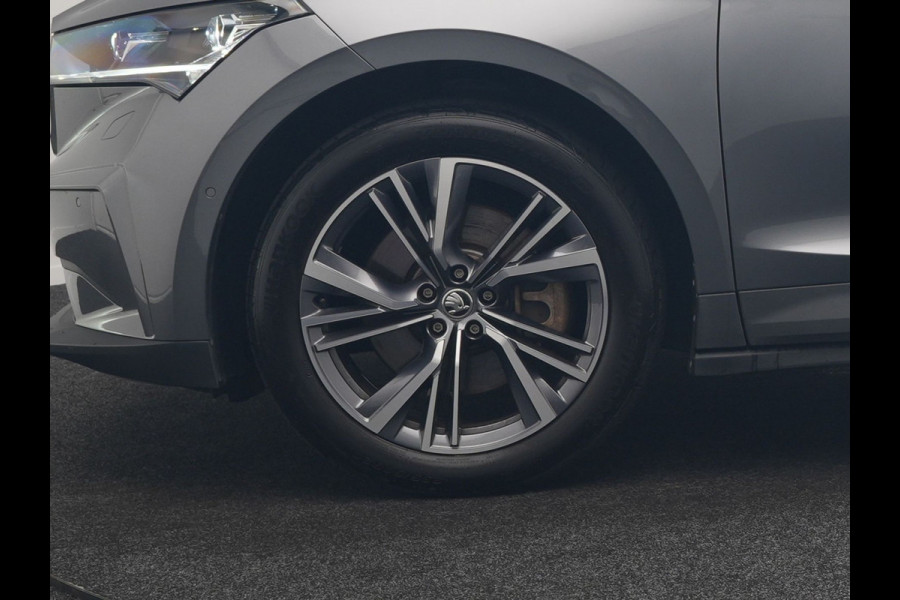 Škoda ENYAQ iV 80 Business Edition Plus 204pk Dealer O.H. | Adaptive Cruise | Head Up | Camera | Alcantara Sportstoelen Memory & Verwarmd | Warmtepomp | Keyless | Blis | Crystal LED | Stuur Verwarmd | Sfeerverlichting | Apple Carplay | Navigatie |