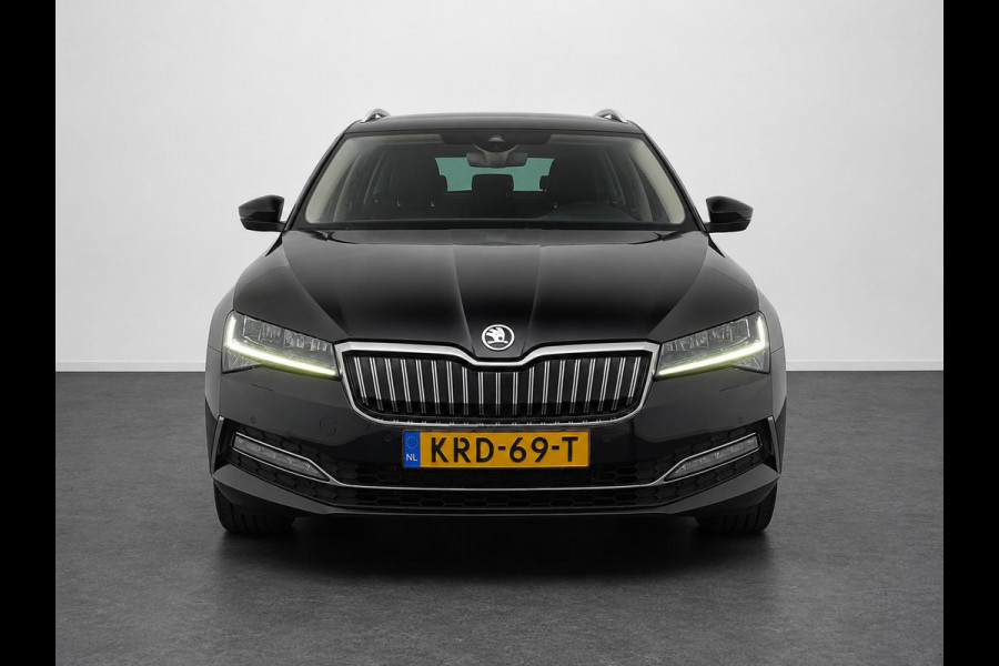 Škoda Superb Combi 1.4 TSI DSG Aut. iV Business Edition Plus SoH 92% Trekhaak Camera Navi Carplay DCC Stoelverwarming Verwarmbare Voorruit Cruise Control Full LED PDC VA