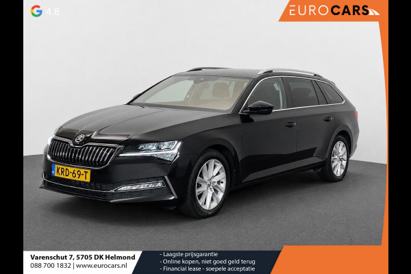 Škoda Superb Combi 1.4 TSI DSG Aut. iV Business Edition Plus SoH 92% Trekhaak Camera Navi Carplay DCC Stoelverwarming Verwarmbare Voorruit Cruise Control Full LED PDC VA