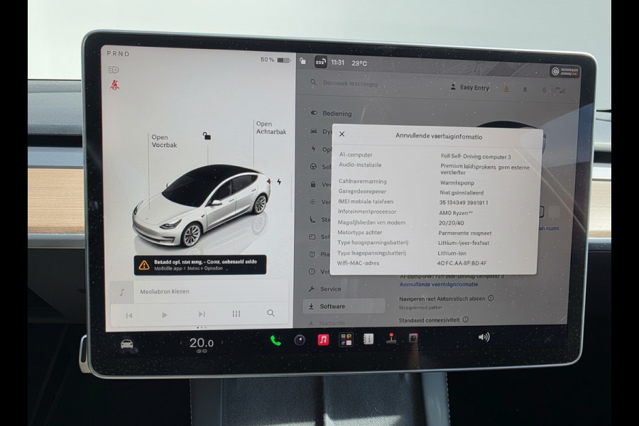 Tesla Model 3 Long Range AWD 75 kWh | FSD3 | WARMTEPOMP | PANO | 360 CAMERA