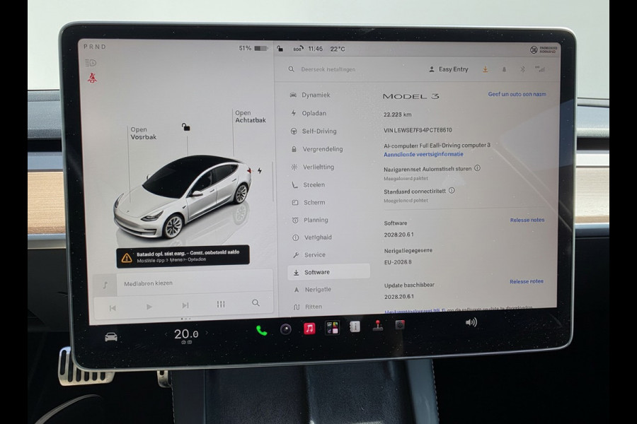 Tesla Model 3 Long Range AWD 75 kWh | FSD3 | WARMTEPOMP | PANO | 360 CAMERA
