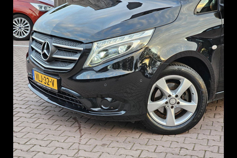 Mercedes-Benz Vito 116 CDI Lang DC Comfort Automaat | LED | Standkachel | Camera | Stoelverwarming | Leder | Trekhaak | Keyless | Blind Spot | Lane assist |
