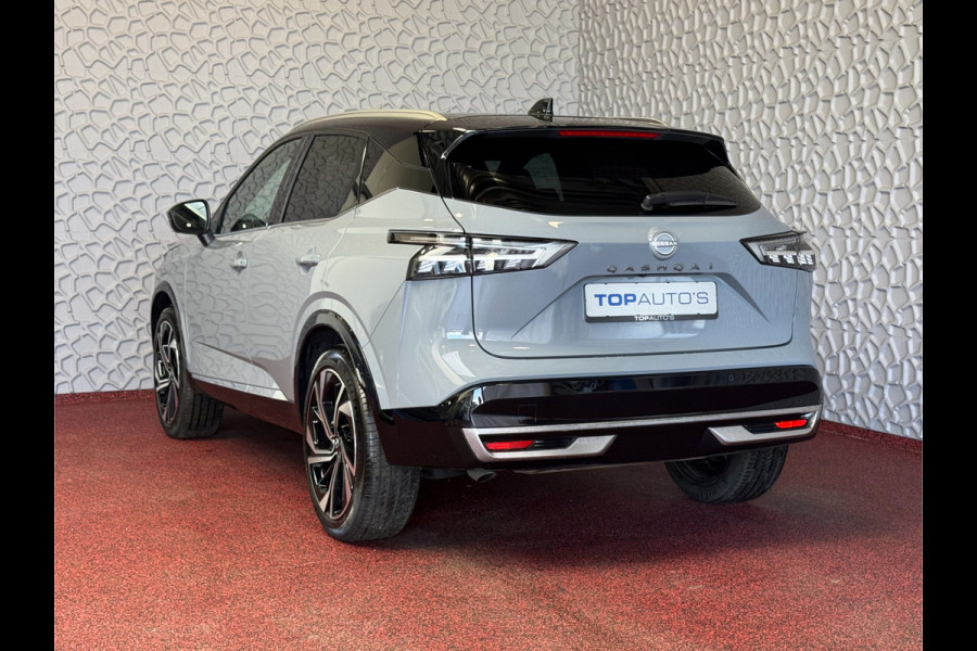 Nissan QASHQAI 1.3 160PK BENZINE 4CILINDER 1800KG TREKVERM TEKNA PLUS BOSE 2-TONE 20''LMV LEER ALCANTARA PANO MASSAGE BOSE STOEL/STUUR/RUIT VER copy