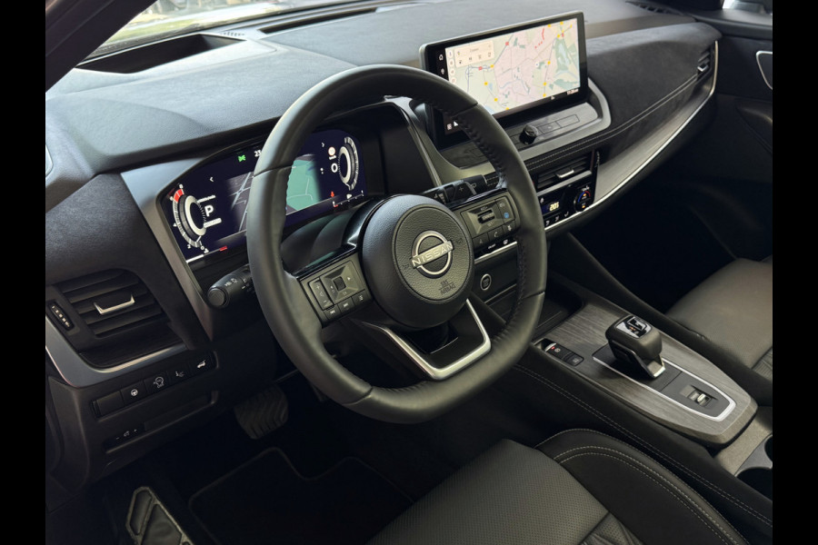 Nissan QASHQAI 1.3 160PK BENZINE 4CILINDER 1800KG TREKVERM TEKNA PLUS BOSE 2-TONE 20''LMV LEER ALCANTARA PANO MASSAGE BOSE STOEL/STUUR/RUIT VER copy