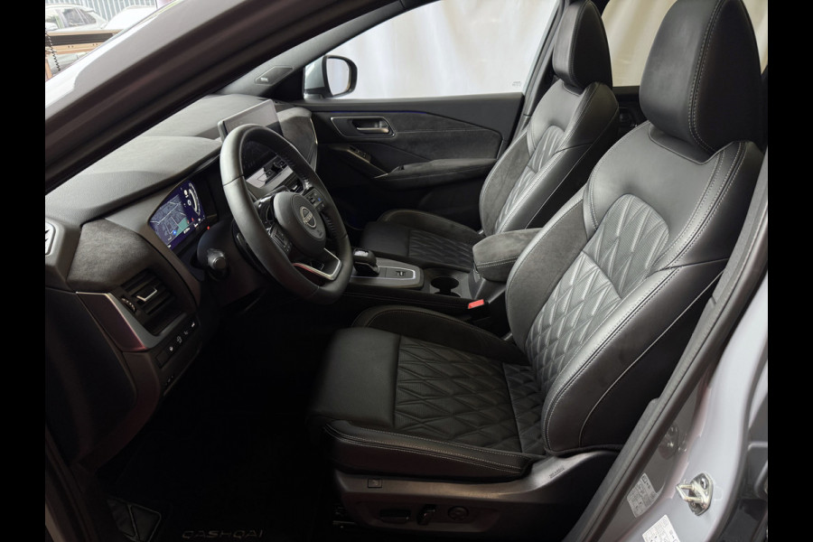 Nissan QASHQAI 1.3 160PK BENZINE 4CILINDER 1800KG TREKVERM TEKNA PLUS BOSE 2-TONE 20''LMV LEER ALCANTARA PANO MASSAGE BOSE STOEL/STUUR/RUIT VER copy