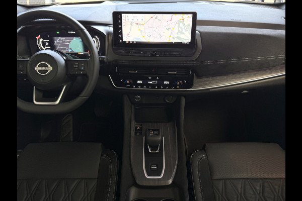 Nissan QASHQAI 1.3 160PK BENZINE 4CILINDER 1800KG TREKVERM TEKNA PLUS BOSE 2-TONE 20''LMV LEER ALCANTARA PANO MASSAGE BOSE STOEL/STUUR/RUIT VER copy
