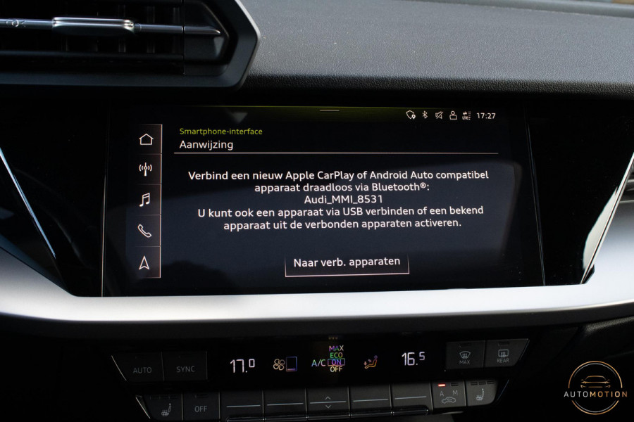 Audi A3 Sportback 40TFSIe Sline Pano Camera Maxton Keyless Stoelverwarming