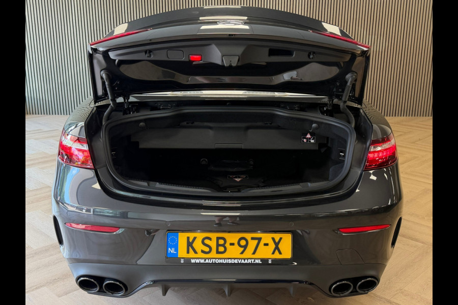 Mercedes-Benz E-Klasse Cabrio AMG 53 4MATIC CAMERA 360 MEMORY-SEATS SFEERVERLICHTING NAVIGATIE STOELVERWARMING & VENTILATIE CRUISE