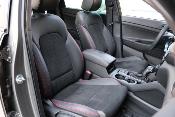 Hyundai Tucson 1.6 T-GDI N-Line |PANORAMADAK/Trekhaak| 122dkm Prachtige Auto Navi/Camera/19" LMV