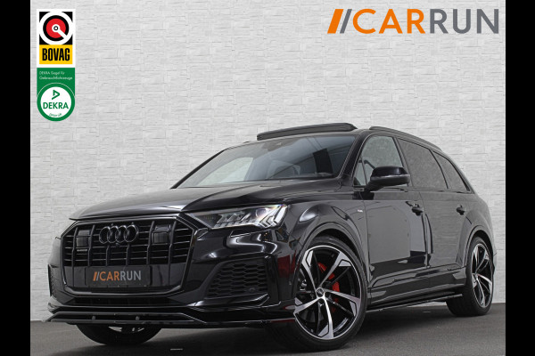 Audi Q7 50 TDI 7-Persoons S-Line | #RS-Leder | 360 Camera | Trekhaak | ACC | Panorama | B&O Sound | Head-Up | 67.800,= Ex btw | Soft-Close | Matrix-LED | 4-Zone Clima | Stoelverwarming V+A | Keyless-Entry | Standkachel | Luchtvering | Tour-Pakket | Memory | Sfeerverlichting | Stuurverwarming | Autom. Parkeren | Carplay |