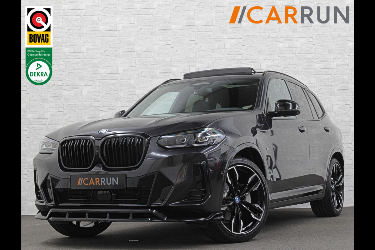 BMW iX3 M-Sport | Sophisto Grey! | Panorama | ACC | Leder | Memory | El. Trekhaak | 97.6% SOH | Sfeerverlichting | 3-Zone Clima | Carplay | LED | Btw auto, 35250,= ex. | Rijklaar incl. Bovag garantie!