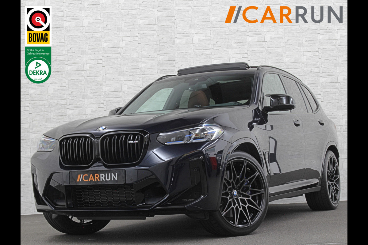 BMW X3 M 510pk Competition | 44dkm! | M-Sportuitlaat | Merino-Tartufo | Laser-LED | M-Seats | Stoelventilatie | TH 2400kg | M-Comp. Pakket | Live Cockpit Proff. | Headup | Stuur en Achterbank verw. | Alarm + Volg-5 | 12 maanden Bovag garantie | Rijklaarprijs. (160.000,= Nw.Prijs!