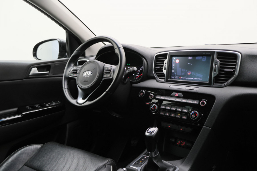 Kia Sportage 1.6 GDI Design Edition Leer, Camera, Cruise, Apple Carplay, JBL, Stoelverwarming, Trekhaak, 17''