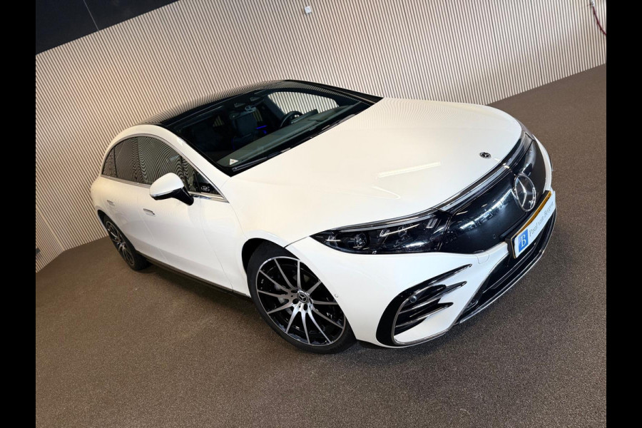 Mercedes-Benz EQS 450+ AMG STYLING 108 kWh-PANO-BURMESTER-MEMORY-MASSAGE-STOELVENTILATIE V+A-ZEER COMPLEET