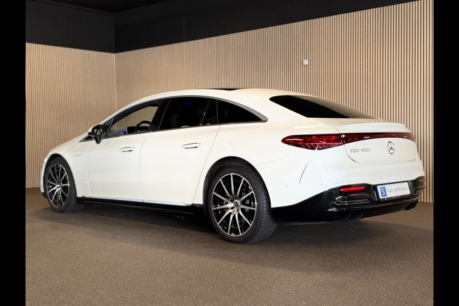 Mercedes-Benz EQS 450+ AMG STYLING 108 kWh-PANO-BURMESTER-MEMORY-MASSAGE-STOELVENTILATIE V+A-ZEER COMPLEET
