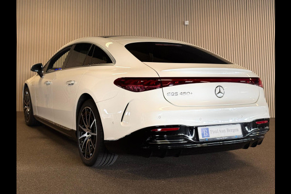 Mercedes-Benz EQS 450+ AMG STYLING 108 kWh-PANO-BURMESTER-MEMORY-MASSAGE-STOELVENTILATIE V+A-ZEER COMPLEET