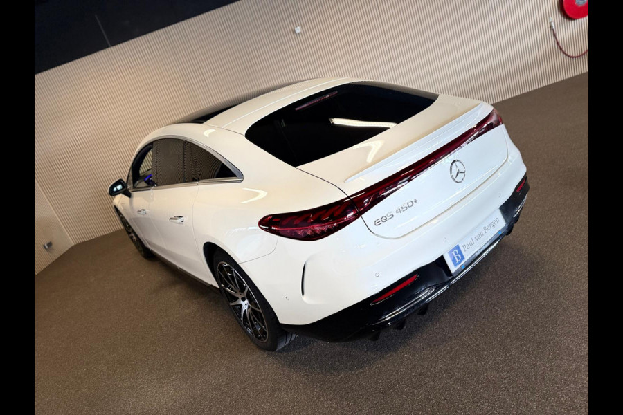 Mercedes-Benz EQS 450+ AMG STYLING 108 kWh-PANO-BURMESTER-MEMORY-MASSAGE-STOELVENTILATIE V+A-ZEER COMPLEET