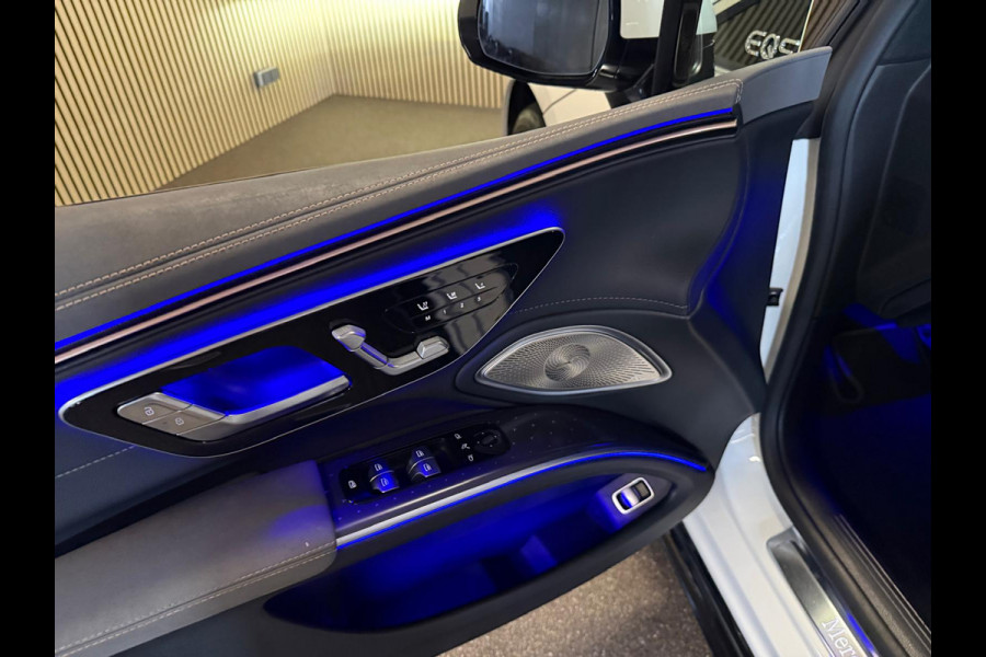 Mercedes-Benz EQS 450+ AMG STYLING 108 kWh-PANO-BURMESTER-MEMORY-MASSAGE-STOELVENTILATIE V+A-ZEER COMPLEET
