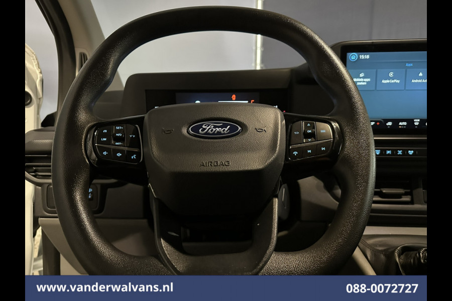 Ford Transit Custom 2.0 TDCI 136pk L2H1 Euro6 Airco | Camera | Apple Carplay | LED | Cruisecontrol | Leder Android Auto, Verwarmde voorruit, Parkeersensoren, Bijrijdersbank, 2740kg trekvermogen
