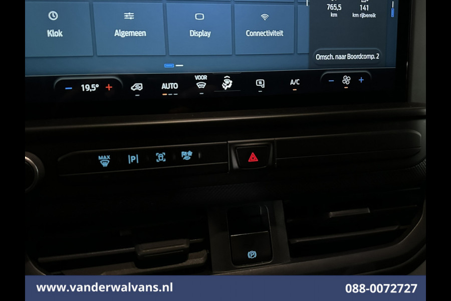 Ford Transit Custom 2.0 TDCI 136pk L2H1 Euro6 Airco | Camera | Apple Carplay | LED | Cruisecontrol | Leder Android Auto, Verwarmde voorruit, Parkeersensoren, Bijrijdersbank, 2740kg trekvermogen