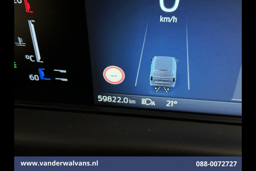 Ford Transit Custom 2.0 TDCI 136pk L2H1 Euro6 Airco | Camera | Apple Carplay | LED | Cruisecontrol | Leder Android Auto, Verwarmde voorruit, Parkeersensoren, Bijrijdersbank, 2740kg trekvermogen