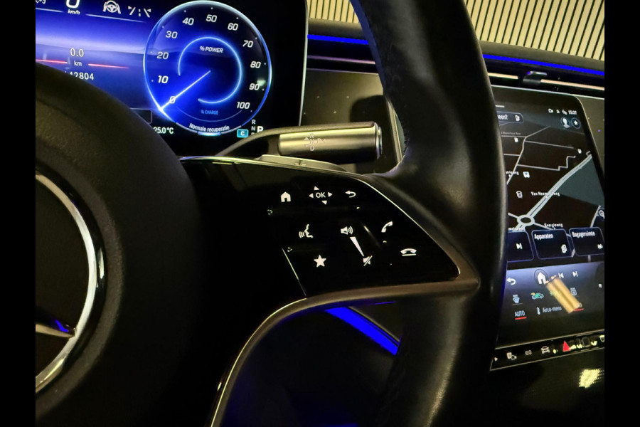 Mercedes-Benz EQS 450+ AMG STYLING 108 kWh-PANO-BURMESTER-MEMORY-MASSAGE-STOELVENTILATIE V+A-ZEER COMPLEET