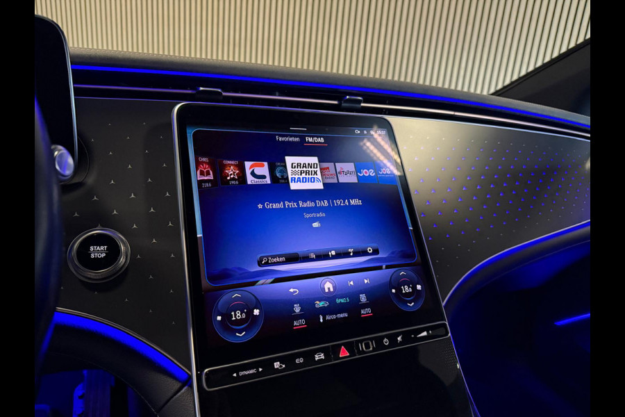 Mercedes-Benz EQS 450+ AMG STYLING 108 kWh-PANO-BURMESTER-MEMORY-MASSAGE-STOELVENTILATIE V+A-ZEER COMPLEET