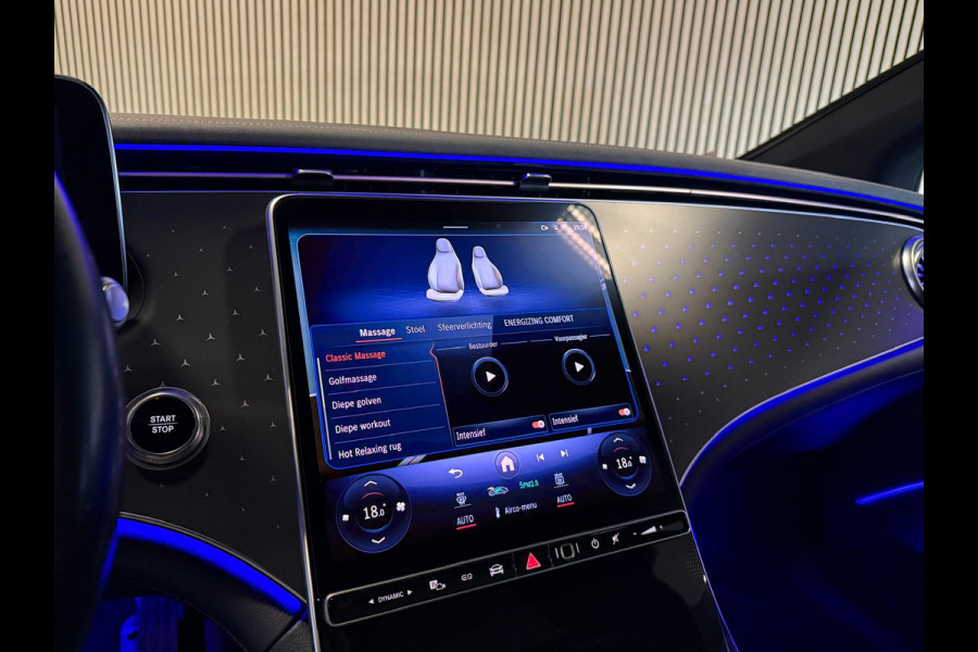 Mercedes-Benz EQS 450+ AMG STYLING 108 kWh-PANO-BURMESTER-MEMORY-MASSAGE-STOELVENTILATIE V+A-ZEER COMPLEET