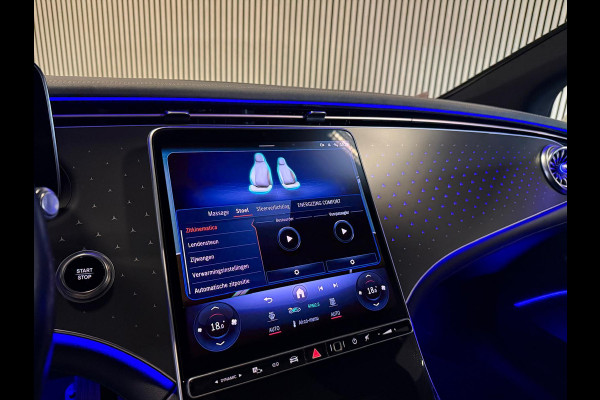 Mercedes-Benz EQS 450+ AMG STYLING 108 kWh-PANO-BURMESTER-MEMORY-MASSAGE-STOELVENTILATIE V+A-ZEER COMPLEET