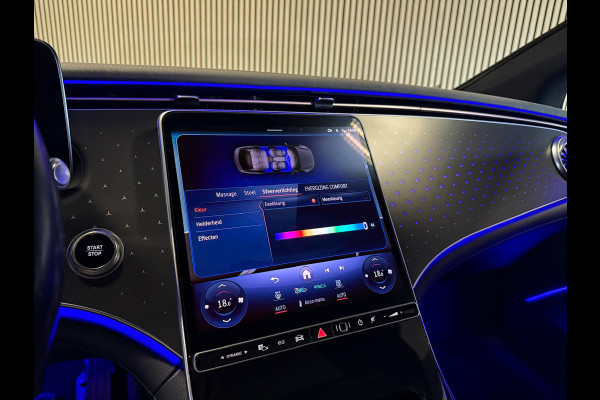 Mercedes-Benz EQS 450+ AMG STYLING 108 kWh-PANO-BURMESTER-MEMORY-MASSAGE-STOELVENTILATIE V+A-ZEER COMPLEET