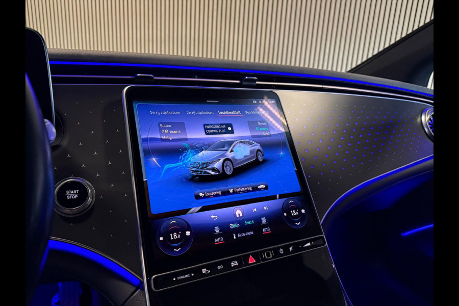 Mercedes-Benz EQS 450+ AMG STYLING 108 kWh-PANO-BURMESTER-MEMORY-MASSAGE-STOELVENTILATIE V+A-ZEER COMPLEET