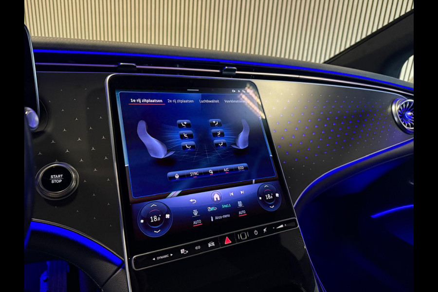 Mercedes-Benz EQS 450+ AMG STYLING 108 kWh-PANO-BURMESTER-MEMORY-MASSAGE-STOELVENTILATIE V+A-ZEER COMPLEET