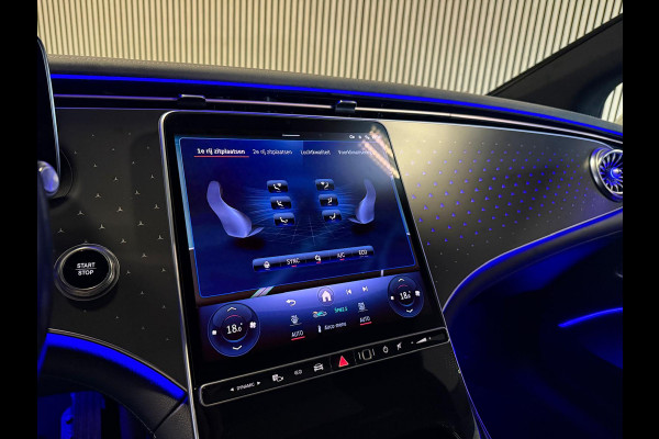 Mercedes-Benz EQS 450+ AMG STYLING 108 kWh-PANO-BURMESTER-MEMORY-MASSAGE-STOELVENTILATIE V+A-ZEER COMPLEET