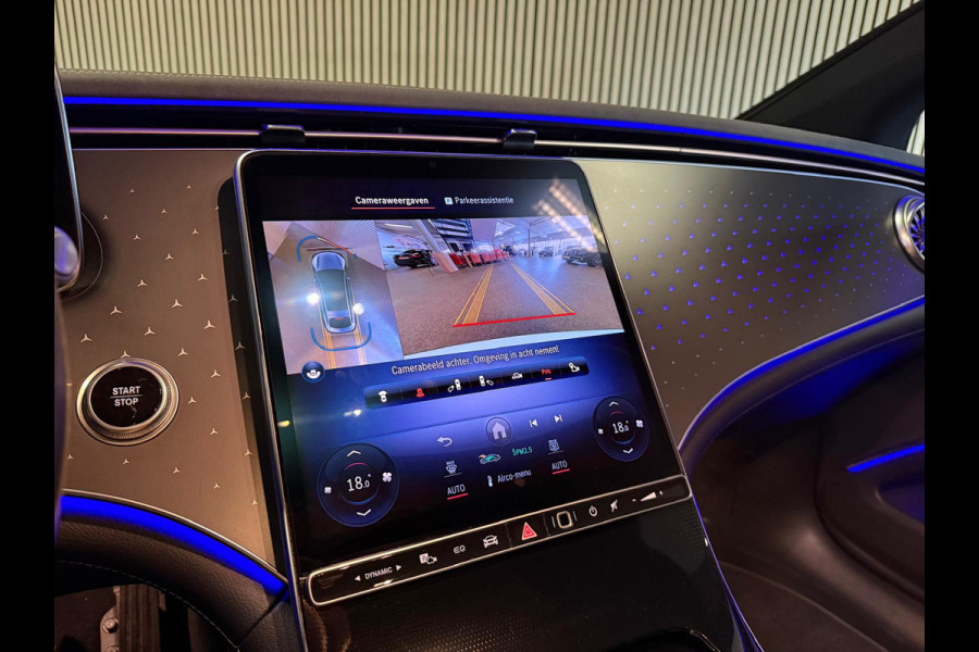 Mercedes-Benz EQS 450+ AMG STYLING 108 kWh-PANO-BURMESTER-MEMORY-MASSAGE-STOELVENTILATIE V+A-ZEER COMPLEET