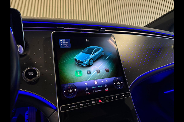 Mercedes-Benz EQS 450+ AMG STYLING 108 kWh-PANO-BURMESTER-MEMORY-MASSAGE-STOELVENTILATIE V+A-ZEER COMPLEET