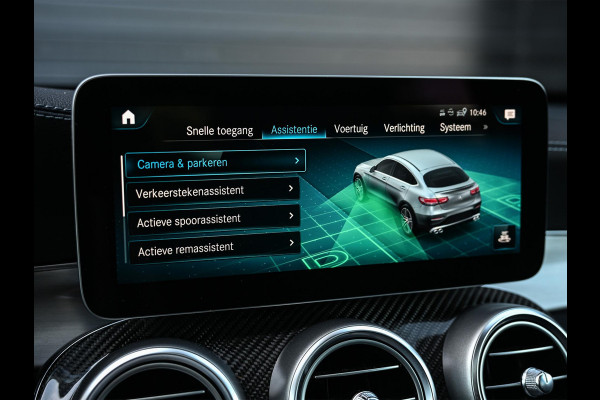 Mercedes-Benz GLC Coupé AMG 43 4MATIC Premium Plus | Panoramadak | Burmester | Camera | Stoelverwarming | Carbon Inleg | Luchtvering | Ambiance Interieur | Elektr. Verst. Stoelen |