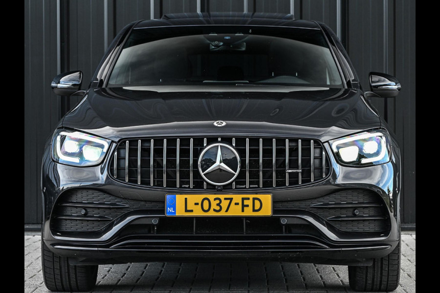 Mercedes-Benz GLC Coupé AMG 43 4MATIC Premium Plus | Panoramadak | Burmester | Camera | Stoelverwarming | Carbon Inleg | Luchtvering | Ambiance Interieur | Elektr. Verst. Stoelen |