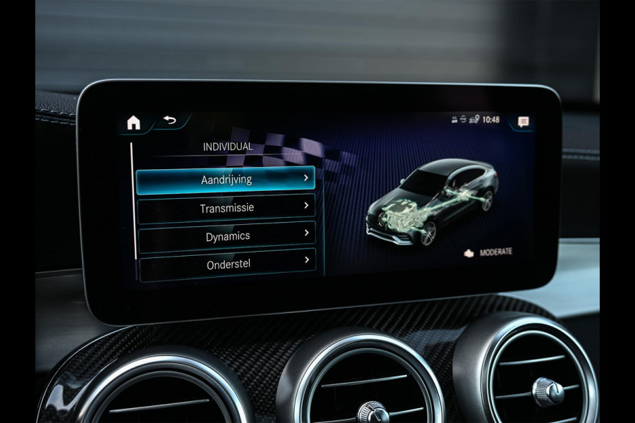 Mercedes-Benz GLC Coupé AMG 43 4MATIC Premium Plus | Panoramadak | Burmester | Camera | Stoelverwarming | Carbon Inleg | Luchtvering | Ambiance Interieur | Elektr. Verst. Stoelen |