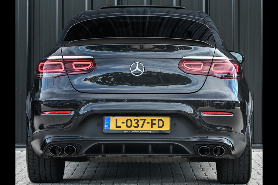 Mercedes-Benz GLC Coupé AMG 43 4MATIC Premium Plus | Panoramadak | Burmester | Camera | Stoelverwarming | Carbon Inleg | Luchtvering | Ambiance Interieur | Elektr. Verst. Stoelen |
